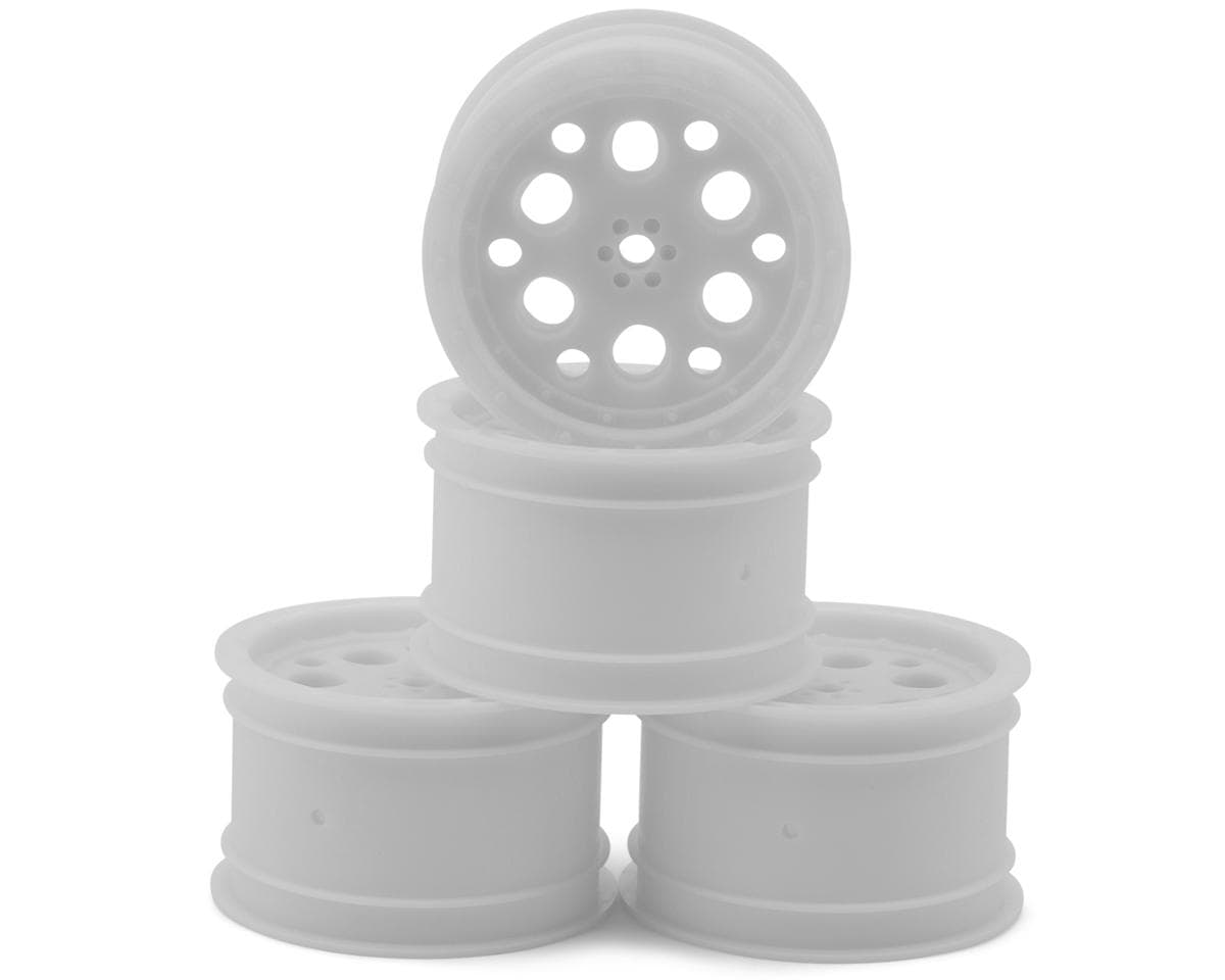 Pro-Motion 1/10 Magnum 2.2” Dirt Oval Wheel Rear (White) (4) w/12mm Hex