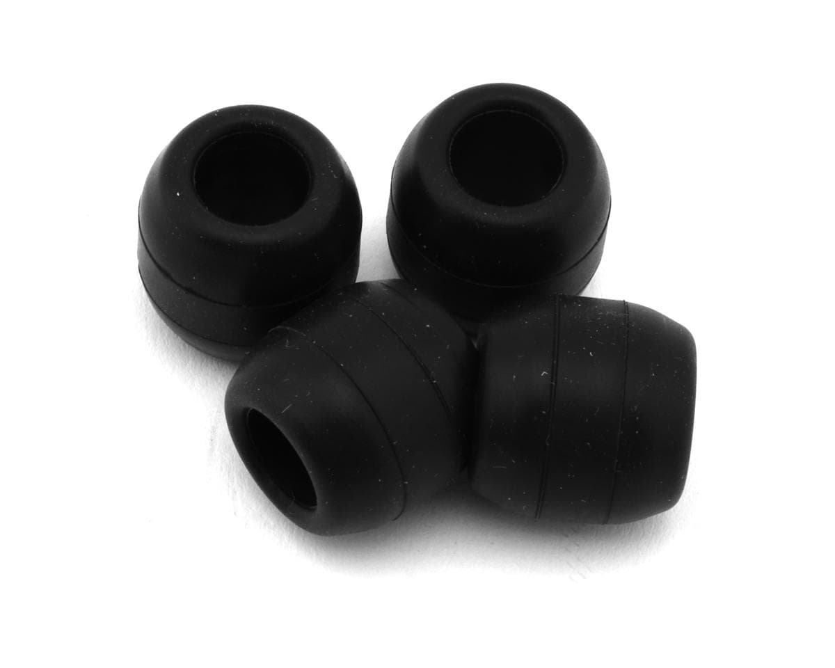 GooSky RS7 Rubber Landing Skid Sleeve (Black) (4) (10mm)