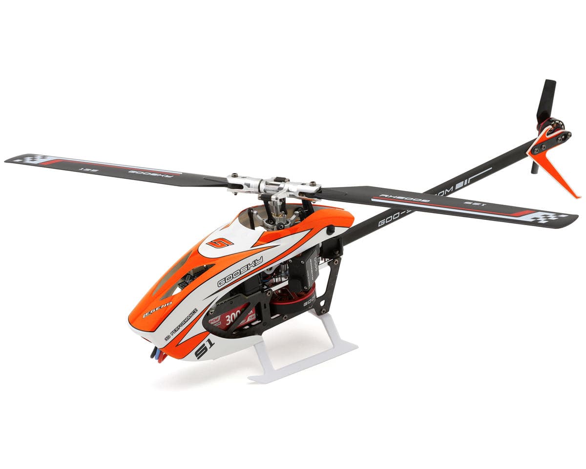 GooSky S1 V2 Combo BNF Electric Helicopter (Orange)