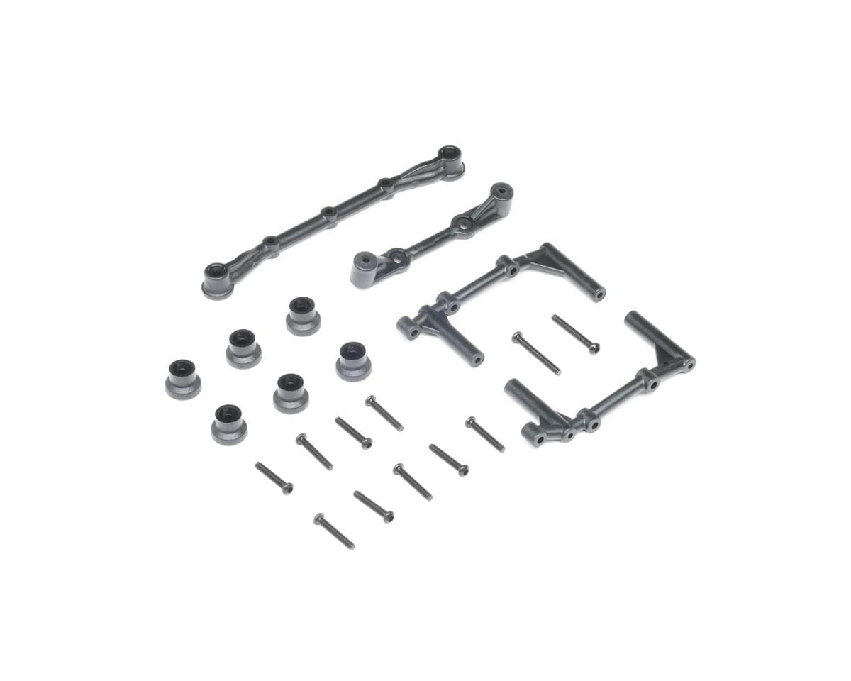 Losi Body Mounts & Hood Support, Zombie: Mini LMT