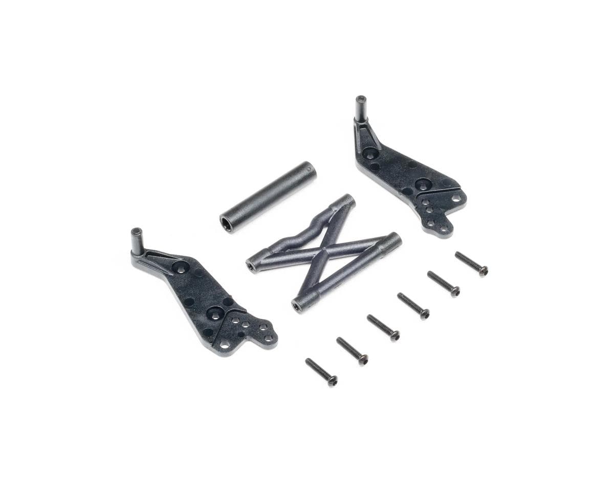 Losi Wheelie Bar Set, Black: Mini LMT