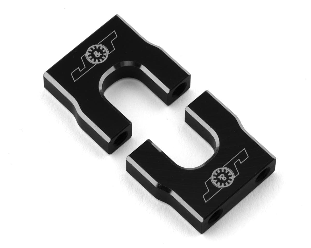 J&T Bearing Co. Custom Works Aluminum Servo Mounts Set (Black)