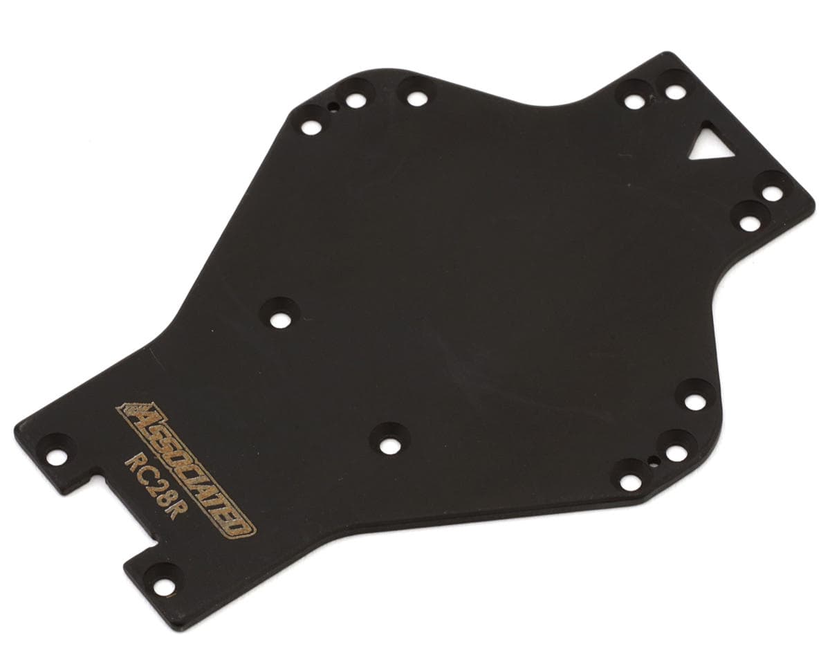 Team Associated RC28R Chassis Plate (Black)
