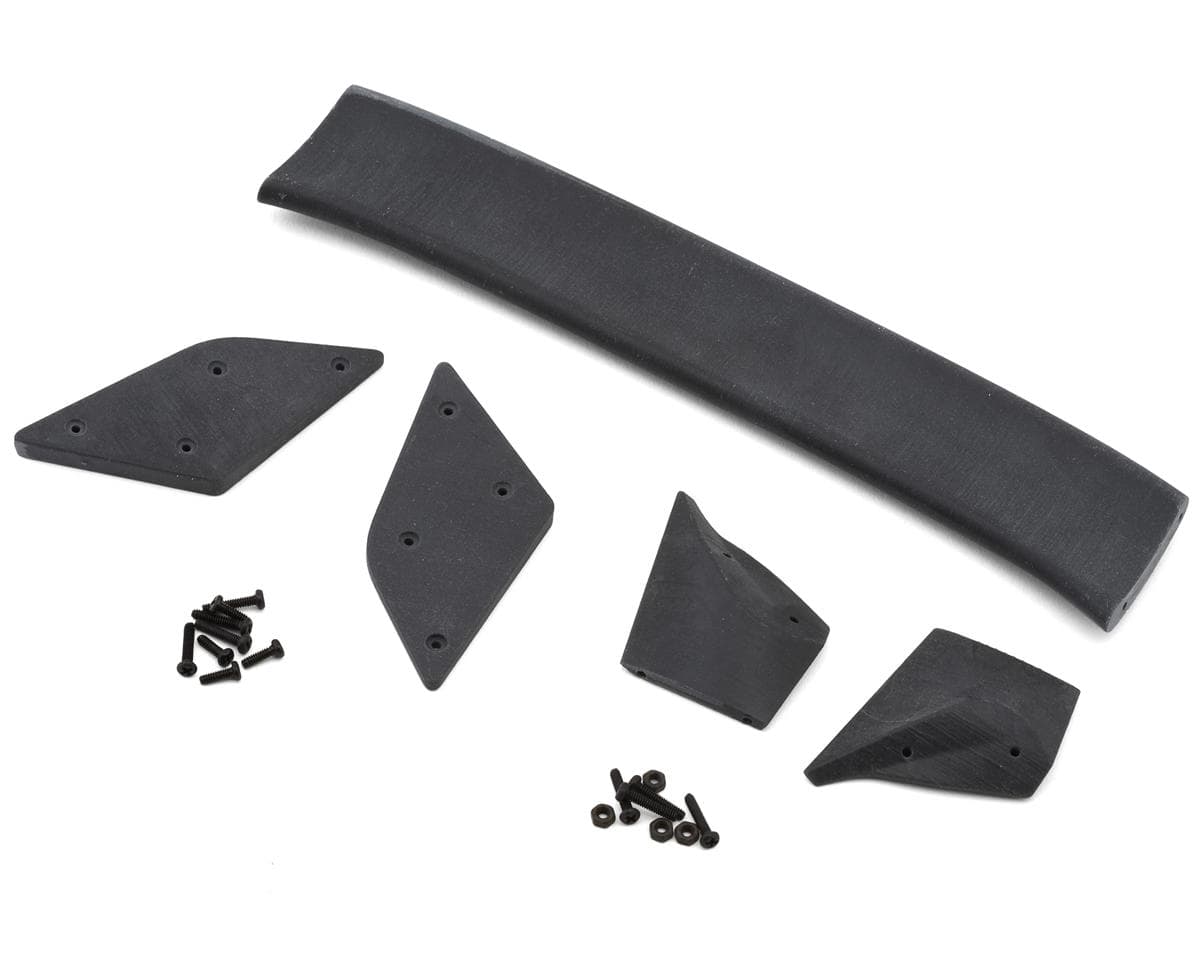 24K RC Technology 1/10 Toyota GR Supra MK5 LBWK Rear Spoiler Set (Miniature Scale Drift Accessory)
