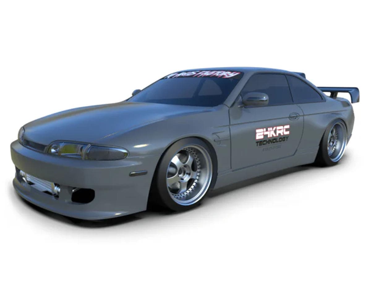 24K RC Technology 1/10 Nissan S14 Silvia Zenki Drift Body (Clear) (257mm Wheelbase)