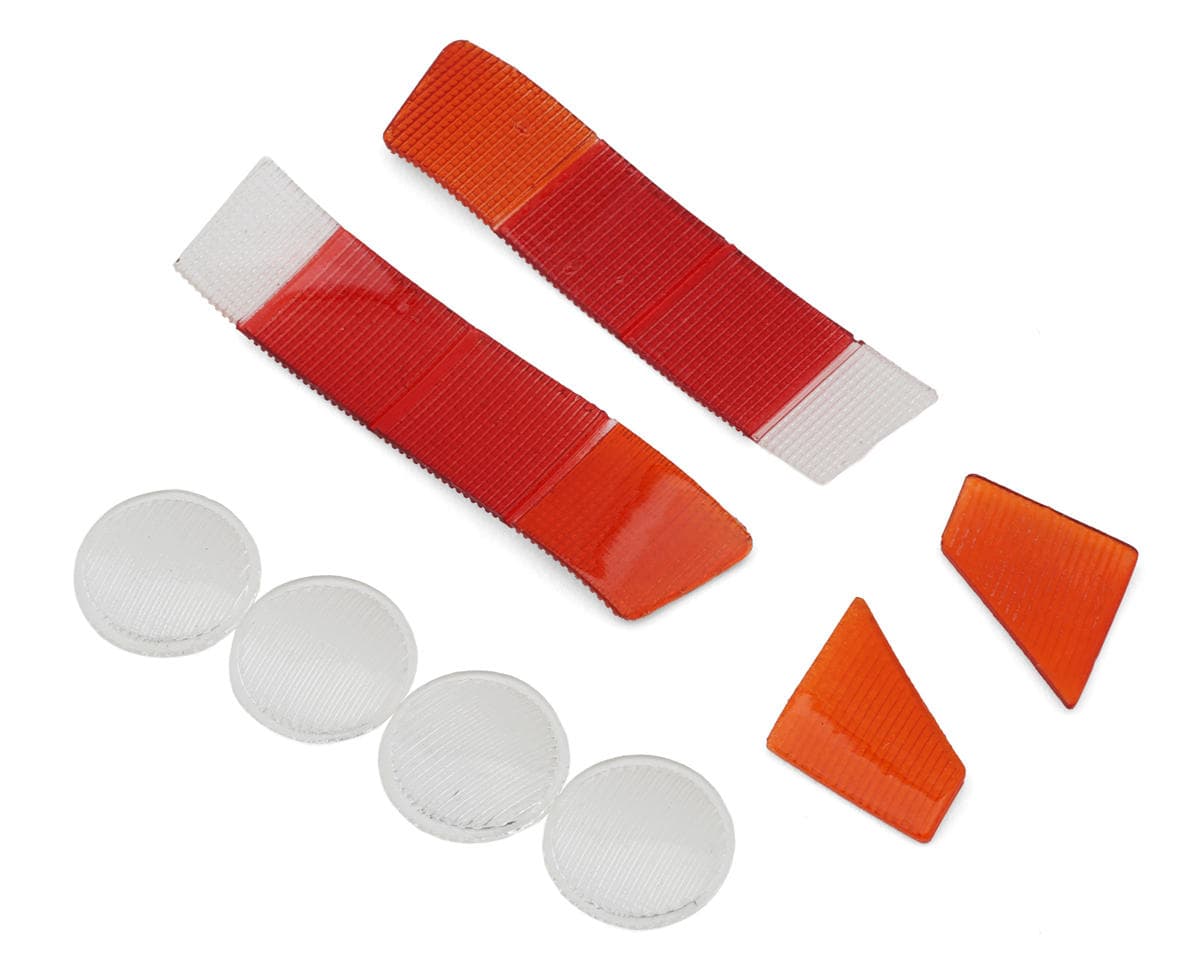 24K RC Technology 1/10 BMW E21 320 Series Light Lens Set (Front/Rear) (Miniature Scale Drift Accessory)