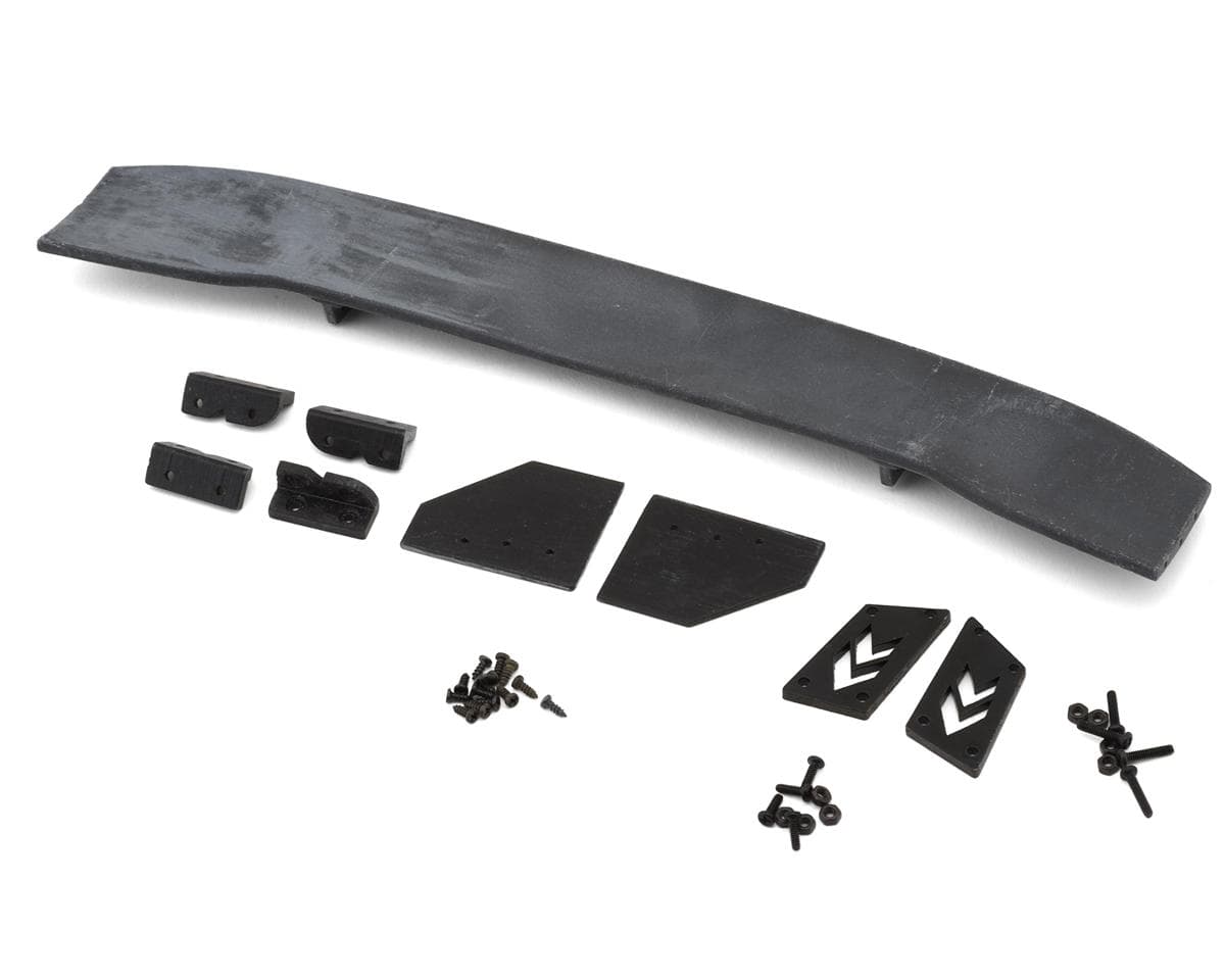 24K RC Technology 1/10 Nissan Spirit Rei Silvia S13 Rear Wing Set (Miniature Scale Drift Accessory)