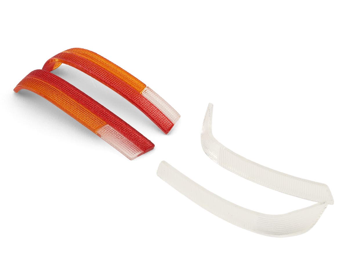 24K RC Technology 1/10 Nissan MaxRacing PS13 Light Lens Set (Front/Rear) (Miniature Scale Drift Accessory)