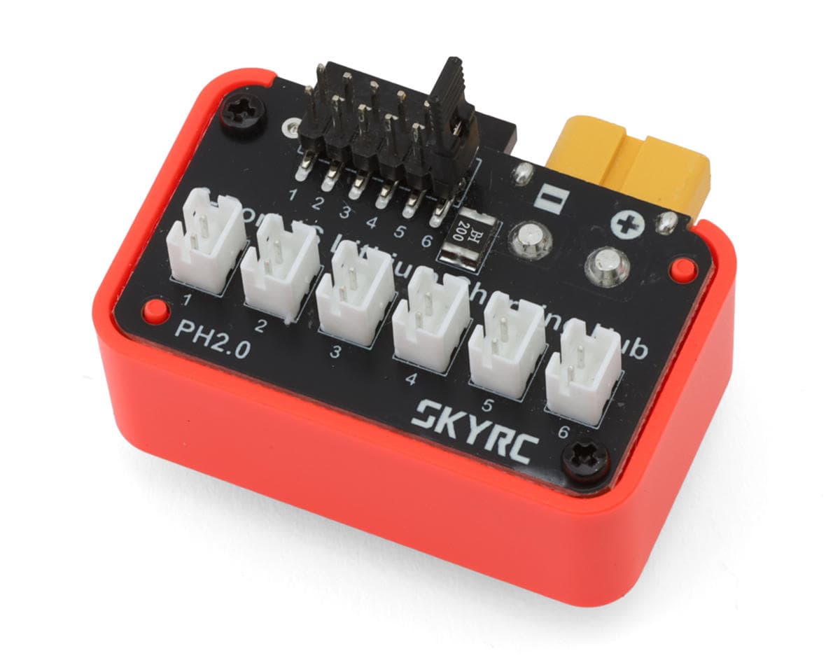 SkyRC B6Neo PH2.0 1S Lithium Battery Charging Hub (6-Port)