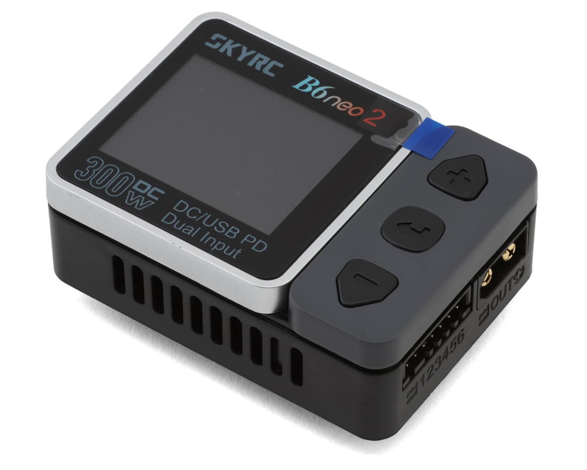 SkyRC B6Neo 2 LiPo/LiHV/LiFe DC Battery Charger (6S/16A/300W) (Grey/Black)