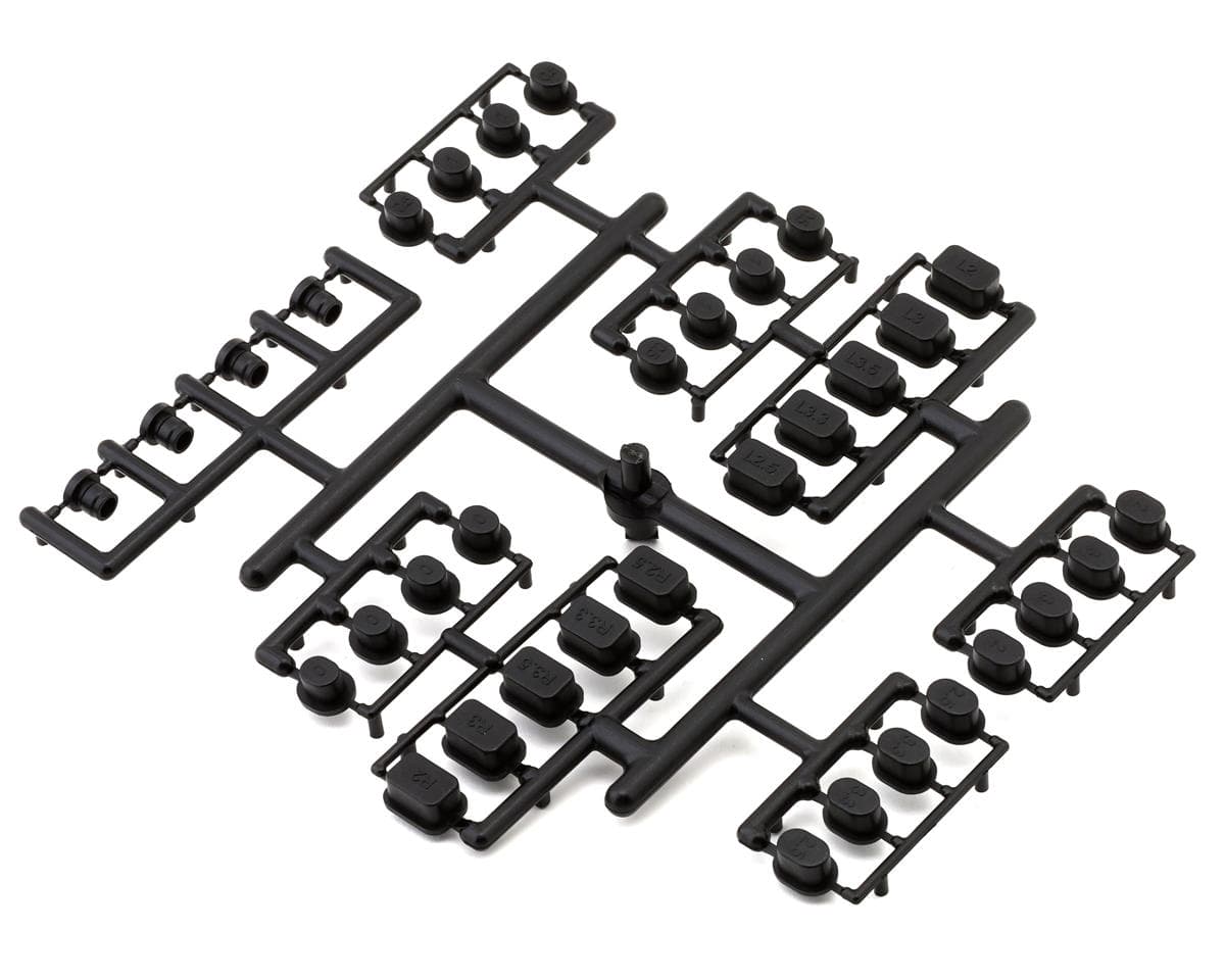 HongNor X5B Suspension Arm Mount Insert Bushings Set (Black)