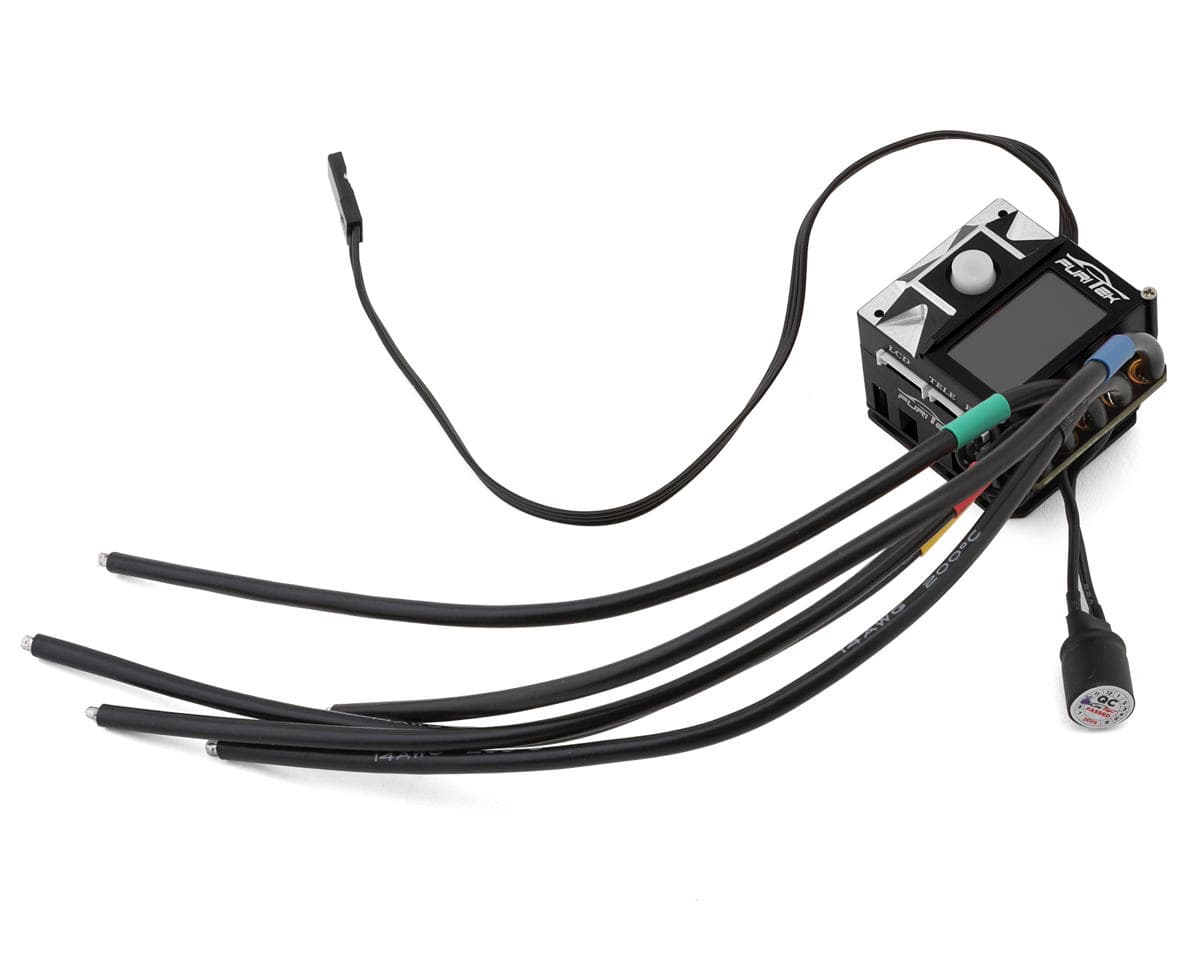 Furitek SlideTech PRO Drift & Stock 1/10 Sensored Brushless ESC w/OLED Display & Internal Fan (Black)