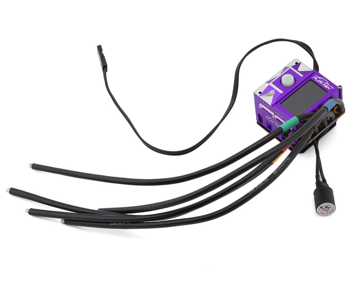 Furitek SlideTech PRO Drift & Stock 1/10 Sensored Brushless ESC w/OLED Display & Internal Fan (Purple)