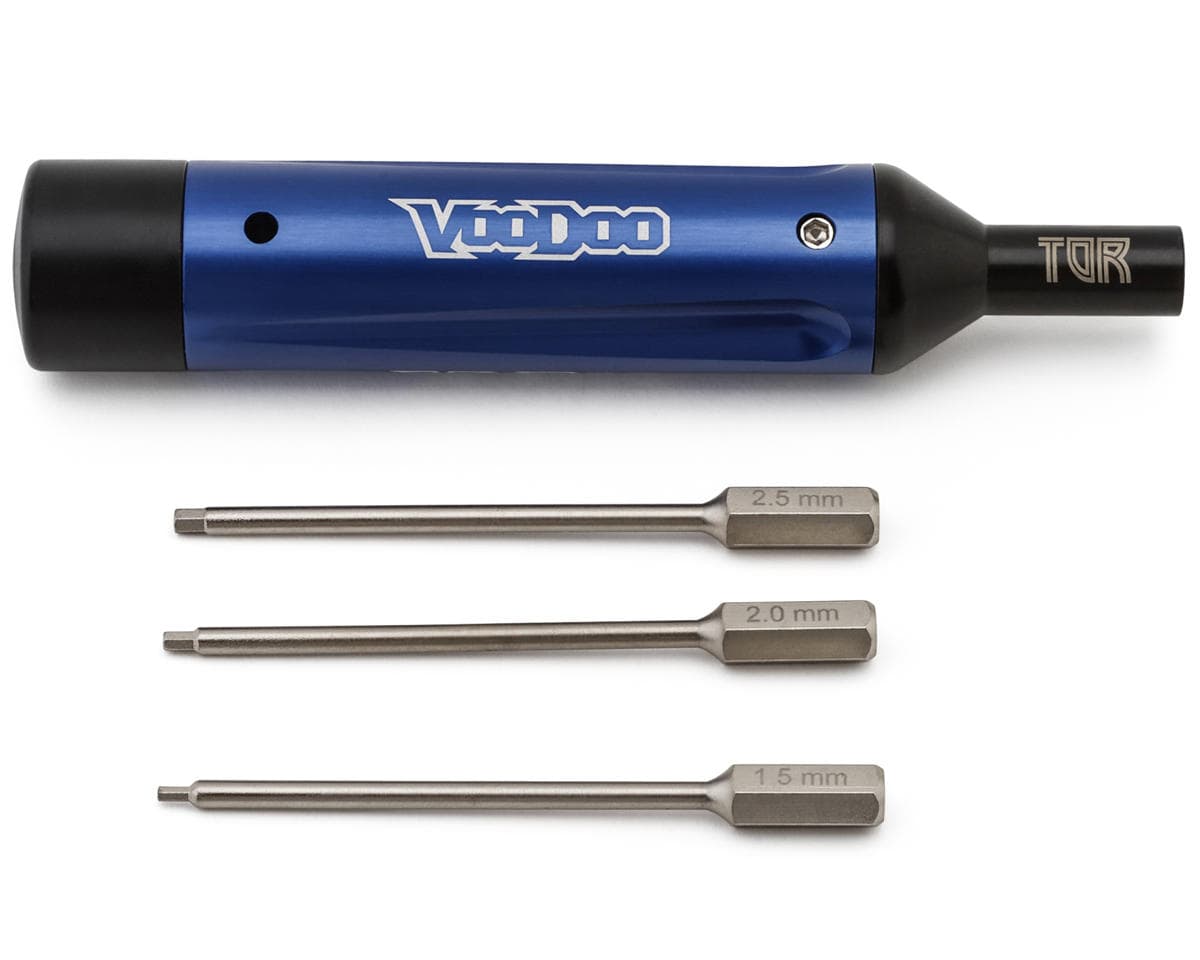 Team Ottsix Racing Voodoo Multitool 1/4" Metric Hex & Nut Driver Tool Set (1.5-2.5mm Hex) (7mm Nut)