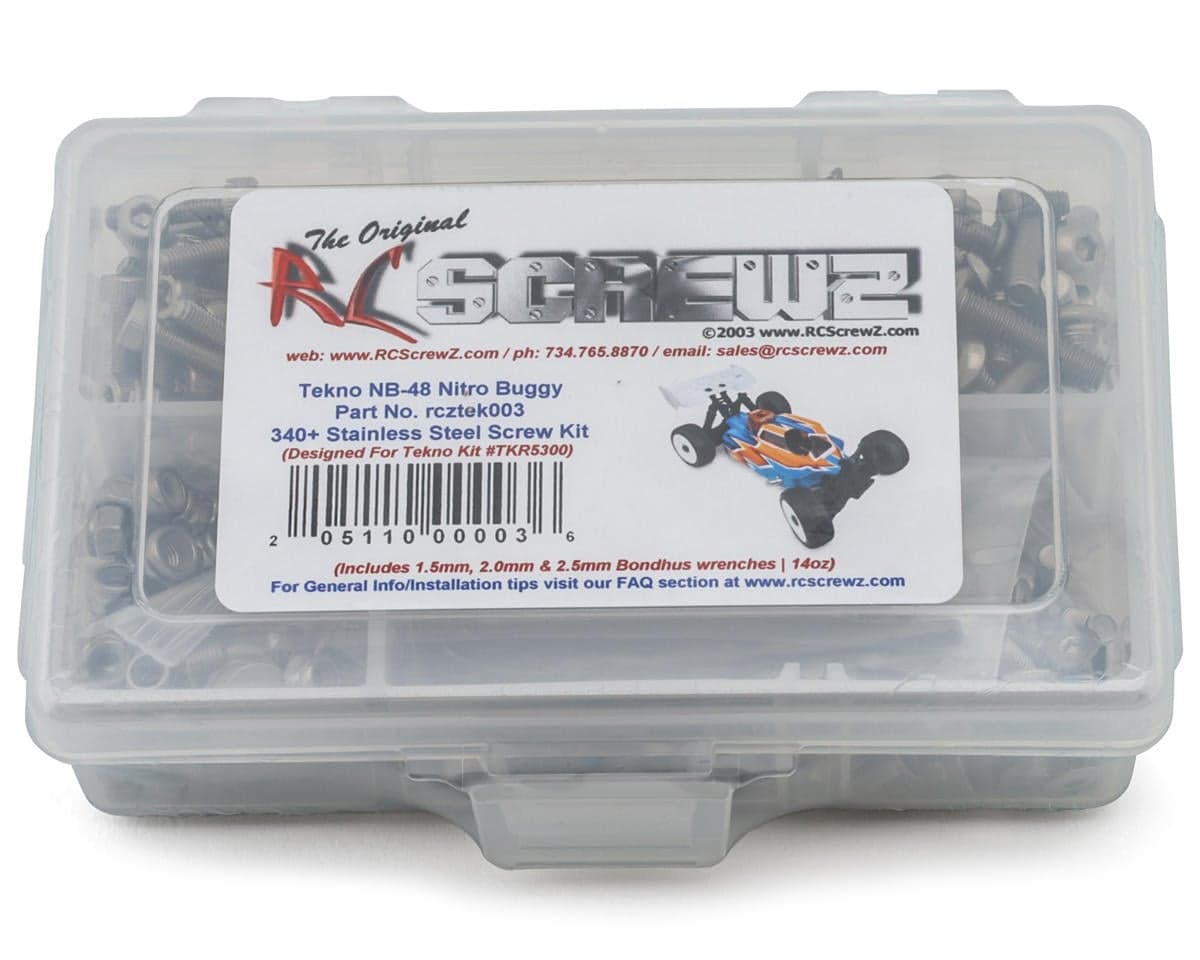 RC Screwz Tekno RC NB48 2.2 Stainless Steel Screw Kit