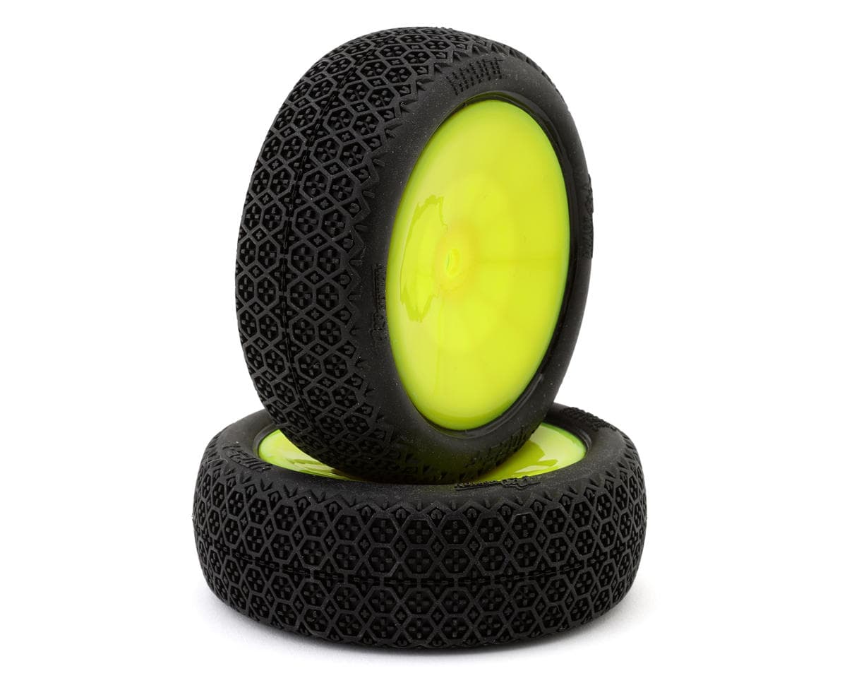 Pro-Motion Havoc 2.2" 1/10 2WD Pre-Mounted Front Buggy Tires (Yellow) (2) (T1)