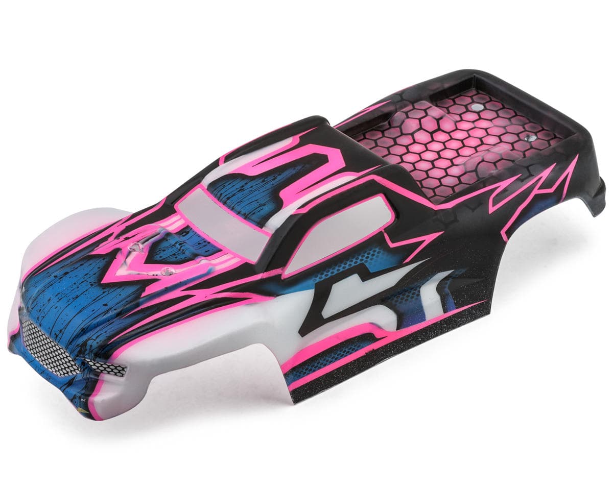 RadianZ Design Airbrush Pre-Painted Truck Body (Quake) (Traxxas® Mini Maxx®)