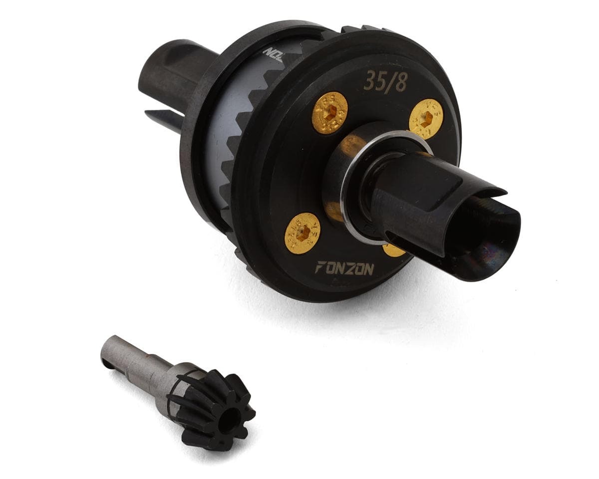 Fonzon Arrma 6S 7075-T6 Aluminum Assembled Front/Rear Differential & Pinion Set w/Steel Gear (35T/8T) (Extreme Acceleration & Torque)