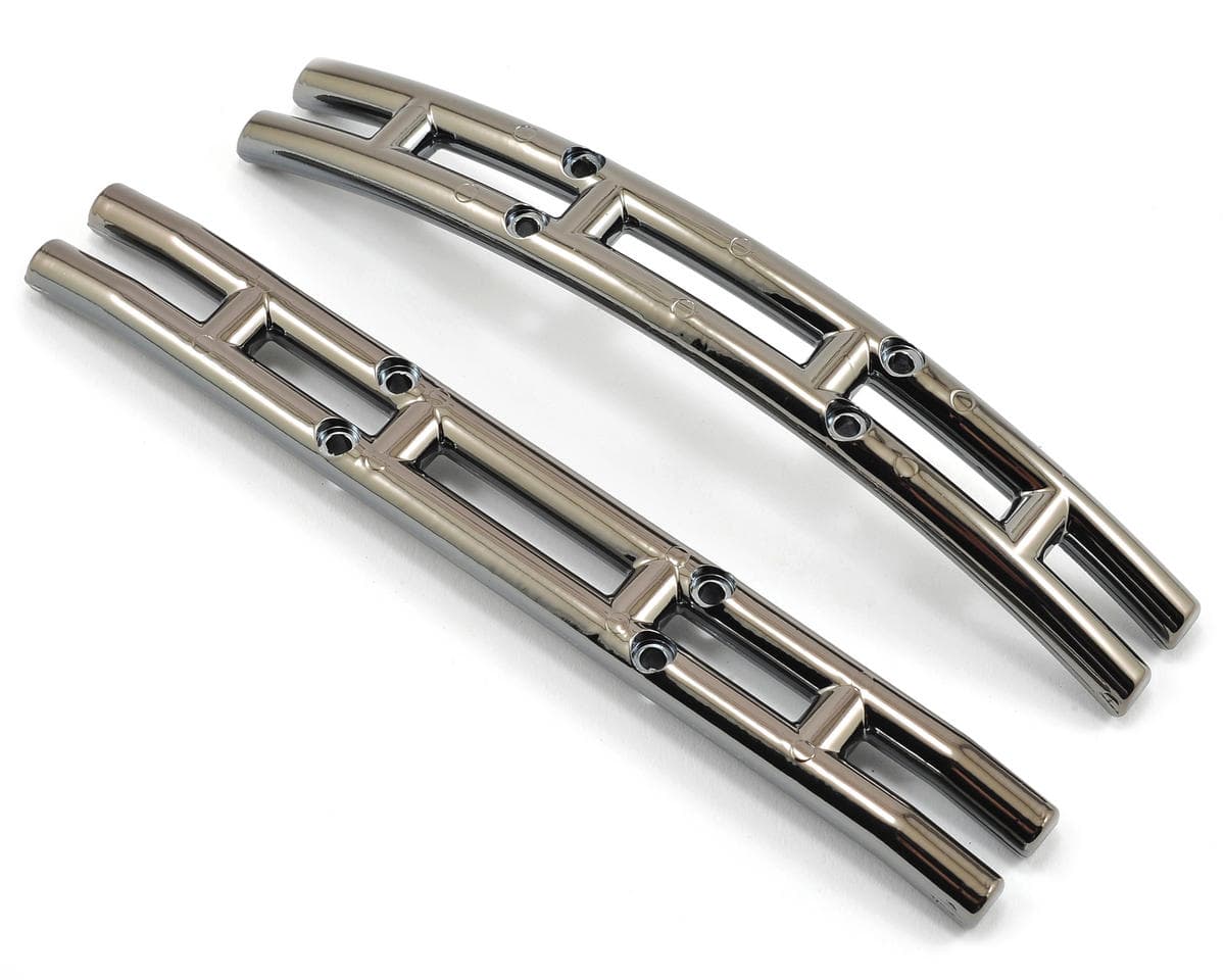 Traxxas Front & Rear Bumper Set (Black Chrome) (3908)