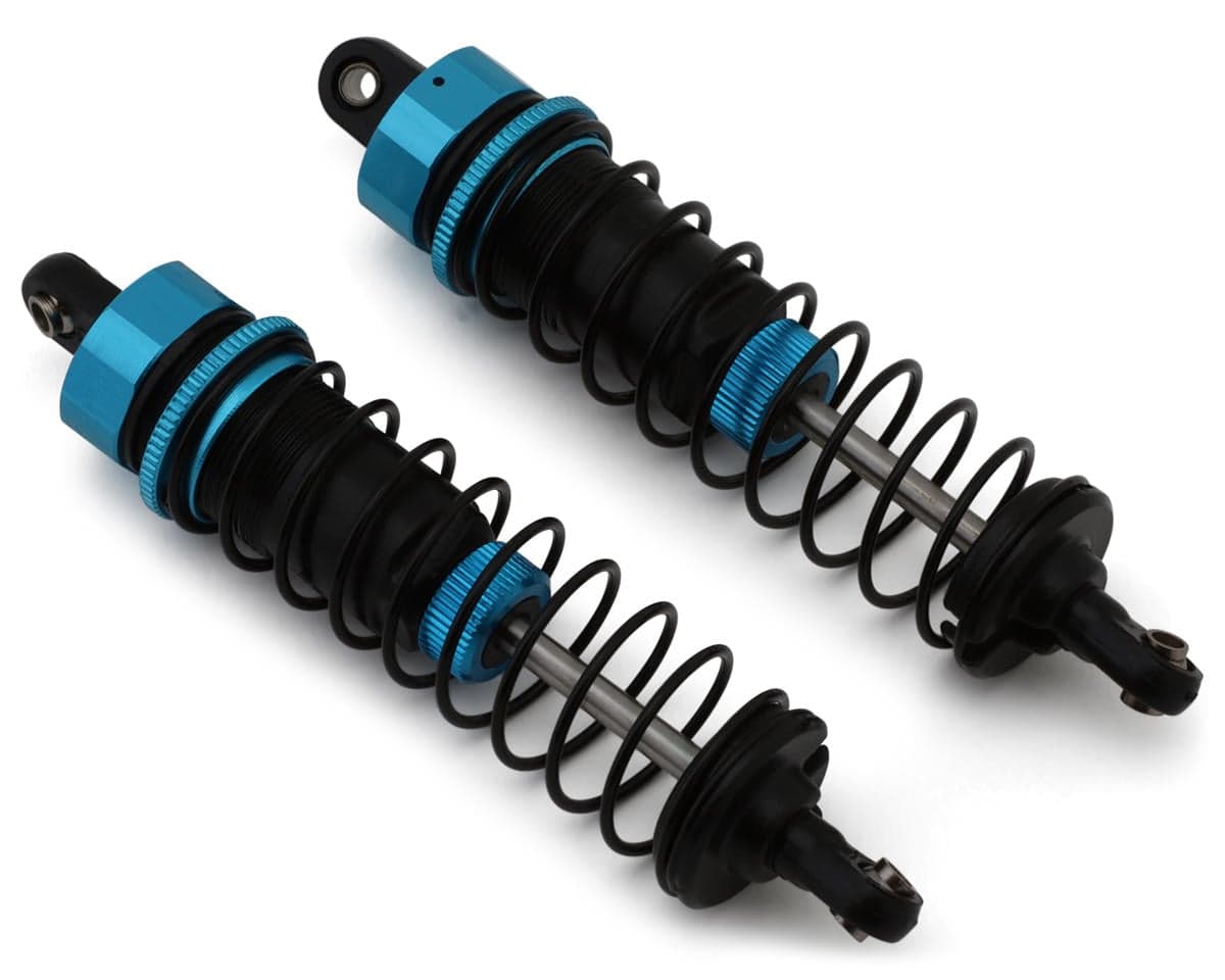 LRP S10 Blast BX2 Pre-Assembled Rear Shock Set (Blue) (2)