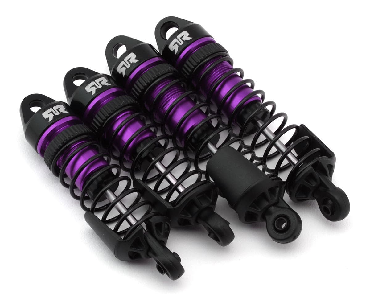 Arrma Mini Kraton Assembled Shock Set (Purple) (4)