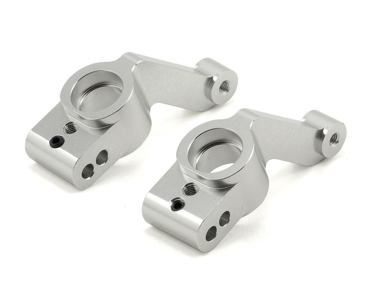 ST Racing Concepts Aluminum Rear Hub Carriers for Traxxas Slash 4x4 (Silver) (2)