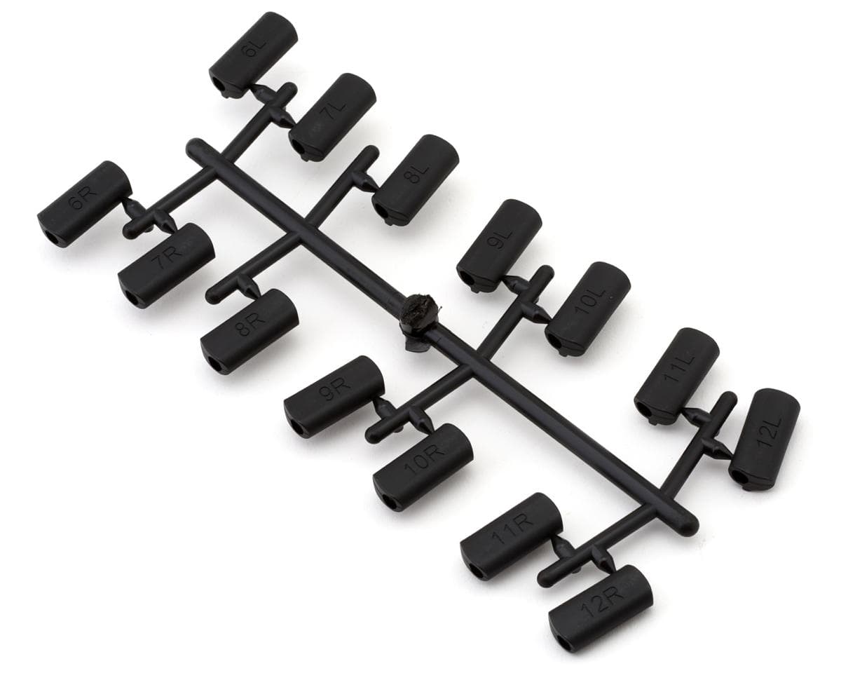 Team Losi Racing 22X-4 2.0 Caster Block Insert Set (6-12°)
