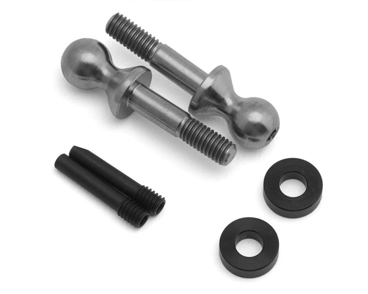 Team Losi Racing 22X-4 2.0 Titanium Snap-Fit Shock Standoffs Set