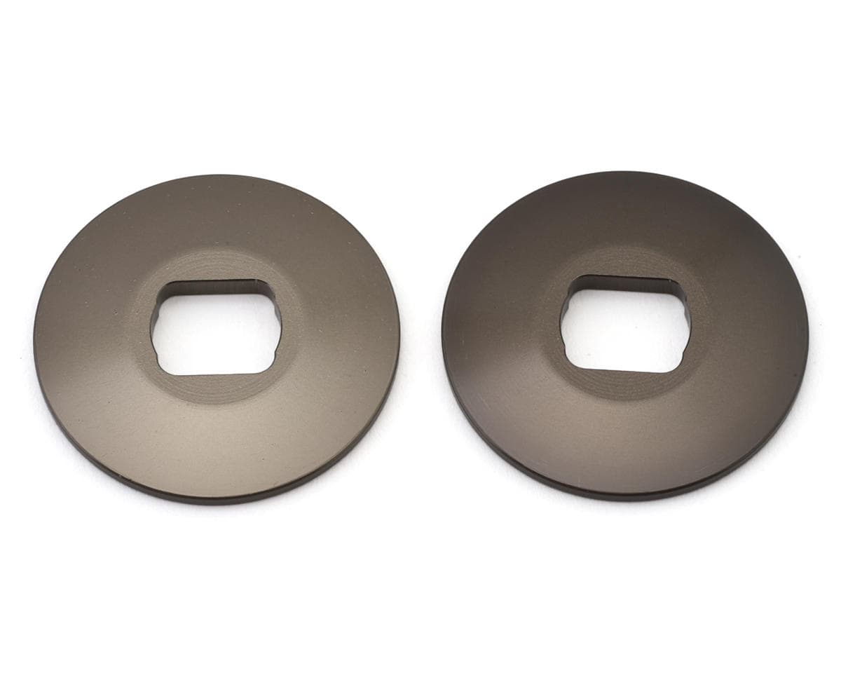 Team Losi Racing 22X-4 2.0 Aluminum Main Decoupled Slipper Plates (2)