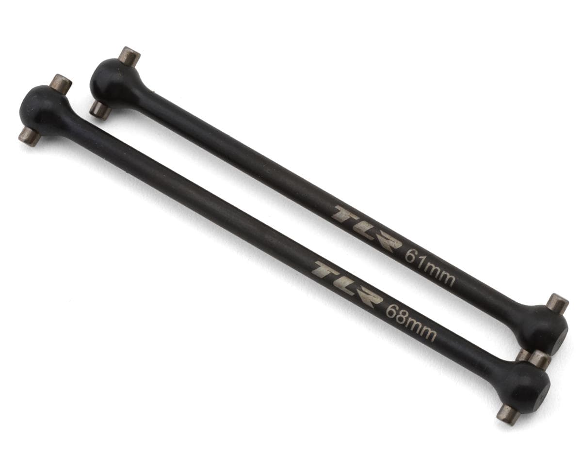 Team Losi Racing 22X-4 2.0 Steel Front Center Dogbones (61/68mm)