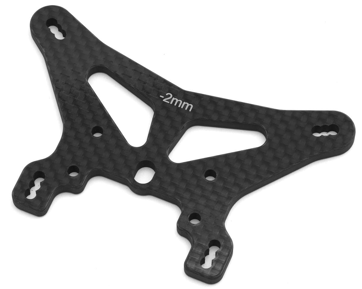 Team Losi Racing 22X-4 2.0 Carbon Fiber Rear Shock Tower (-2mm)