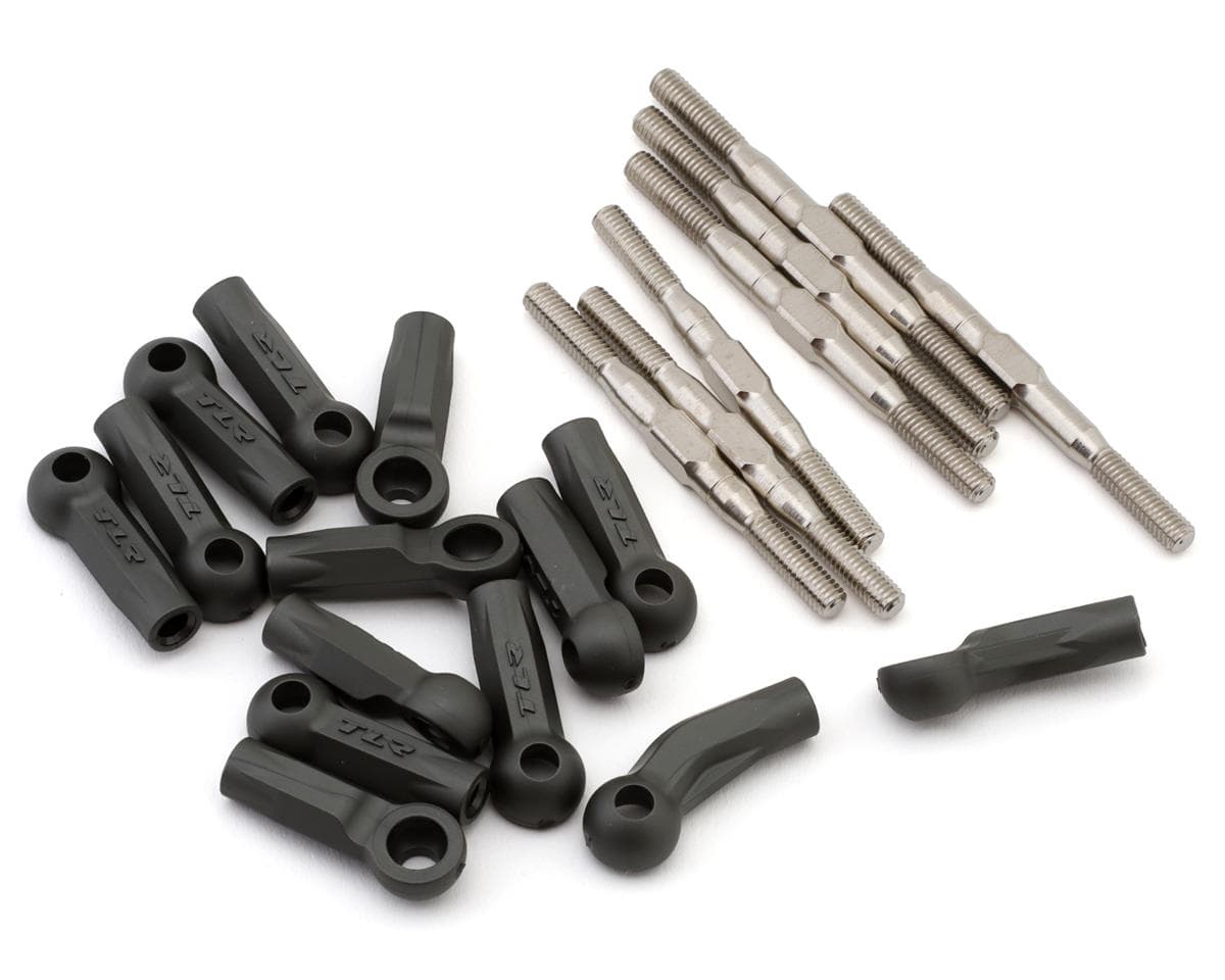 Team Losi Racing 22X-4 2.0 HD Steel Turnbuckles & Rod Ends Set