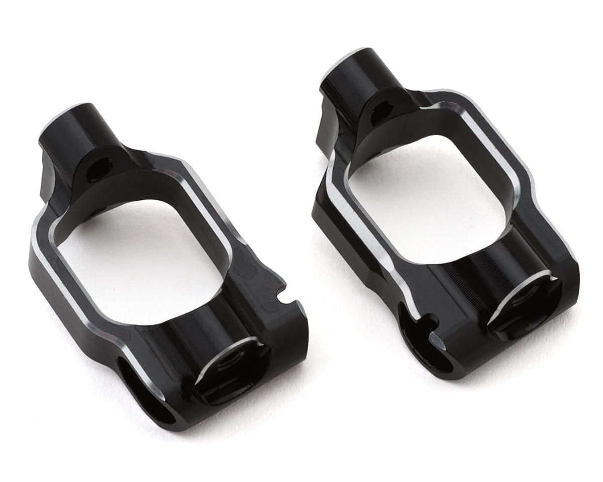 Team Losi Racing 22X-4 2.0 Aluminum Caster Blocks (Black) (2)