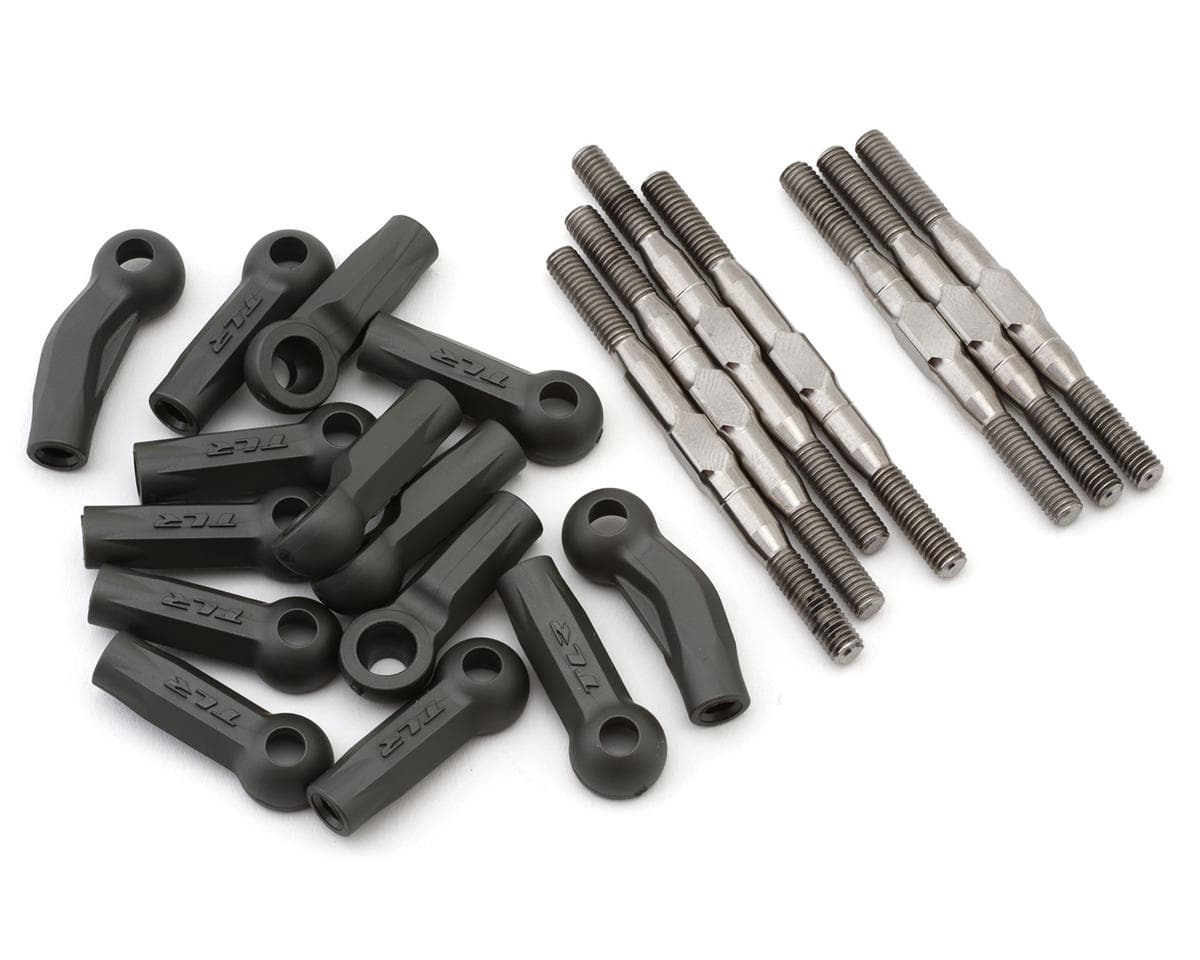 Team Losi Racing 22X-4 2.0 HD Titanium Turnbuckles & Rod Ends Set