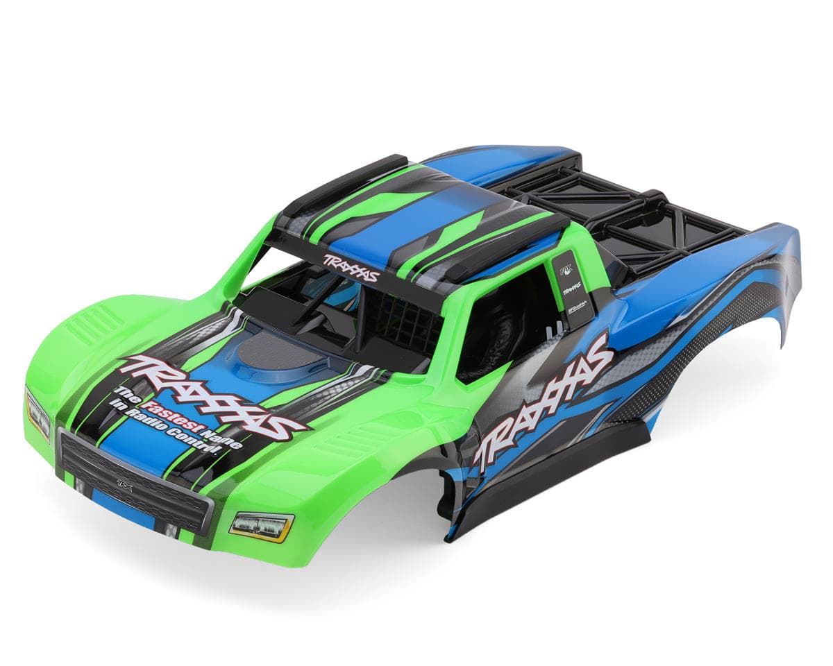 Traxxas Mini Slash® 1/16 Pre-Painted Short Course Truck Body (Green)
