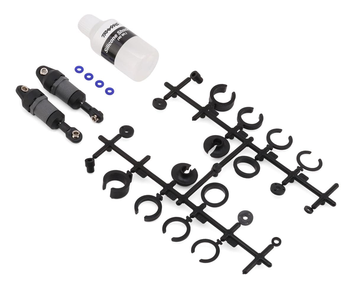 Traxxas Mini Slash/Mini Rally VXL Short Ultra Shocks (Grey) (2) w/Springs & Shock Oil