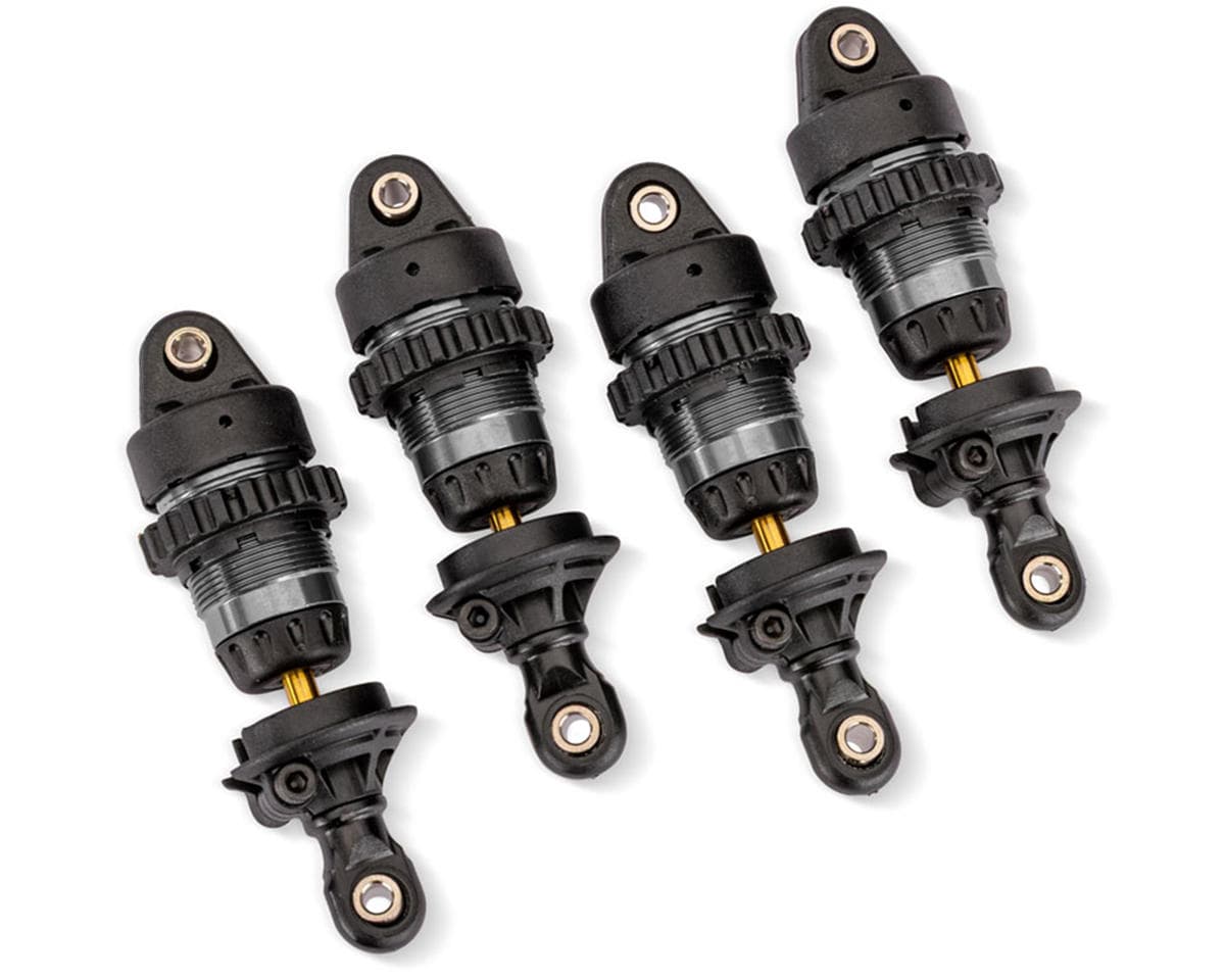 Traxxas Mini Slash®/Rally VXL Aluminum GTR Short Shocks (Grey) (4)