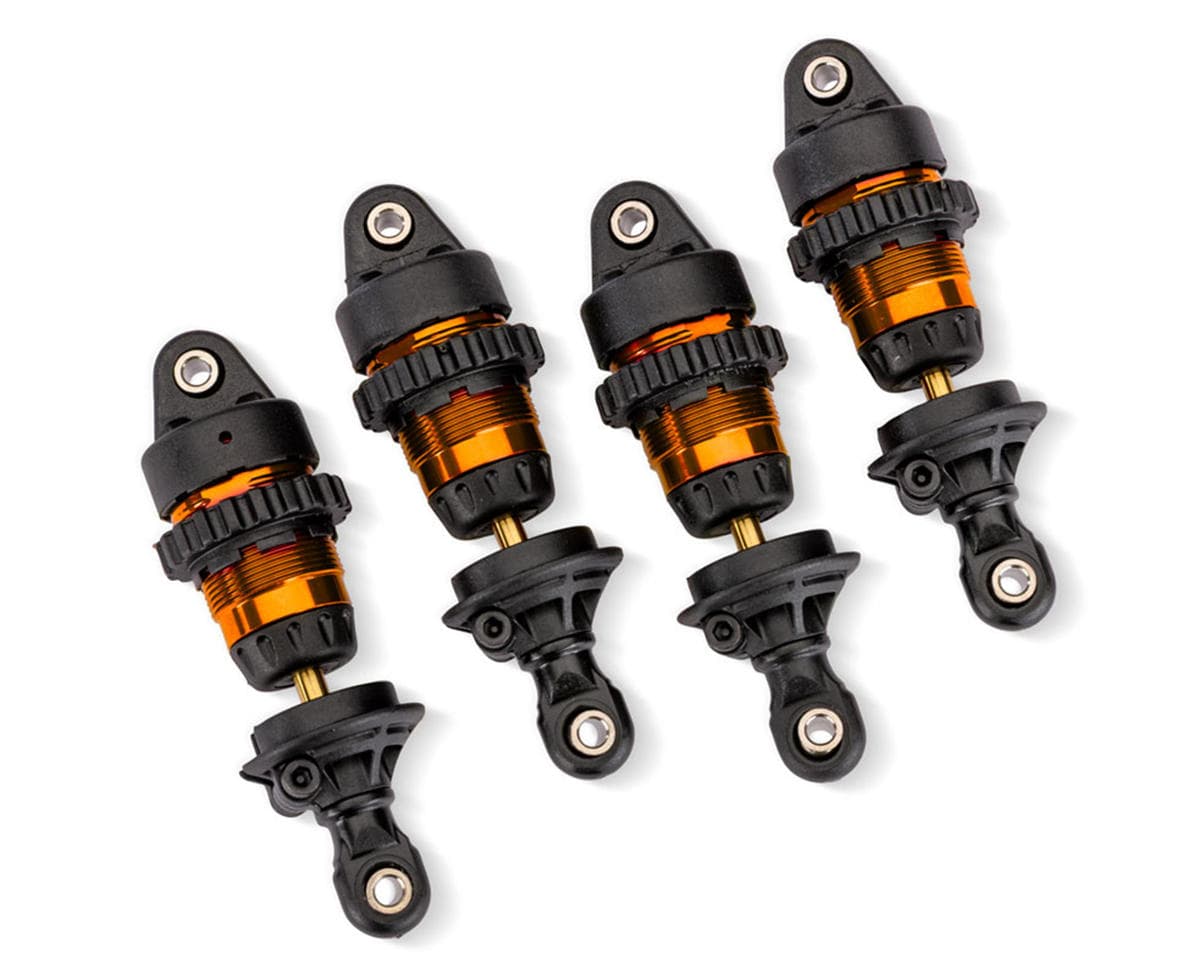 Traxxas Mini Slash®/Rally VXL Aluminum GTR Short Shocks (Orange) (4)