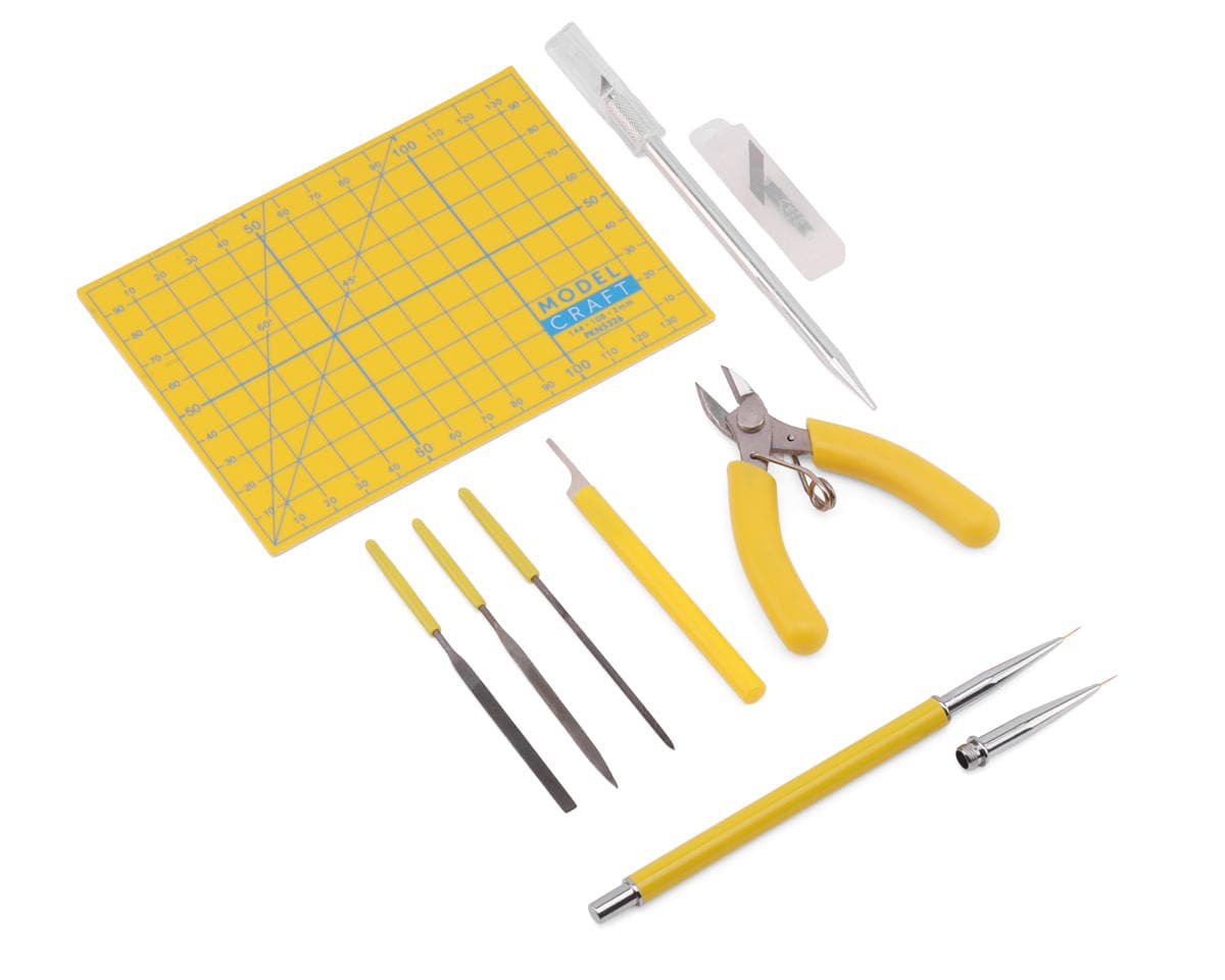 Shesto Limited Modelcraft Collection 13-Piece Micro Modeling Tool Set w/Zip-Up Storage Case