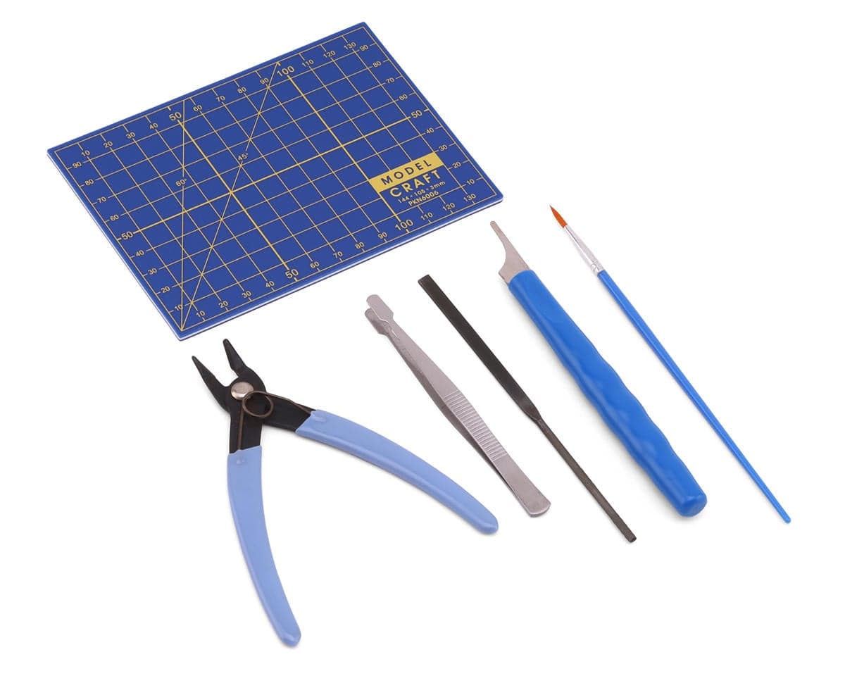 Shesto Limited Modelcraft Collection 6-Piece Starter Plastic Modeling Tool Set