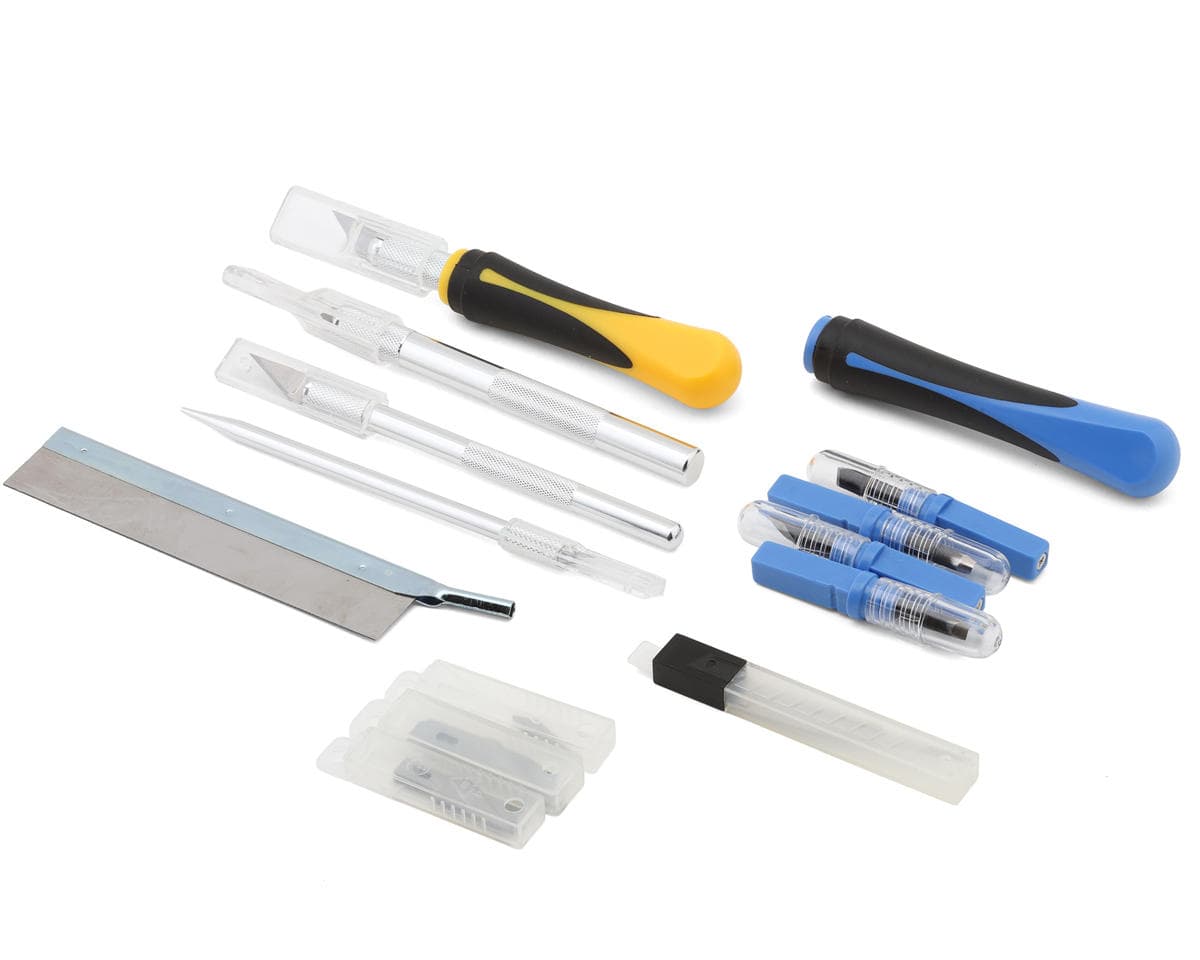 Shesto Limited Modelcraft Collection Precision Hobby Knife & Chisel Set w/Zip-Up Storage Case