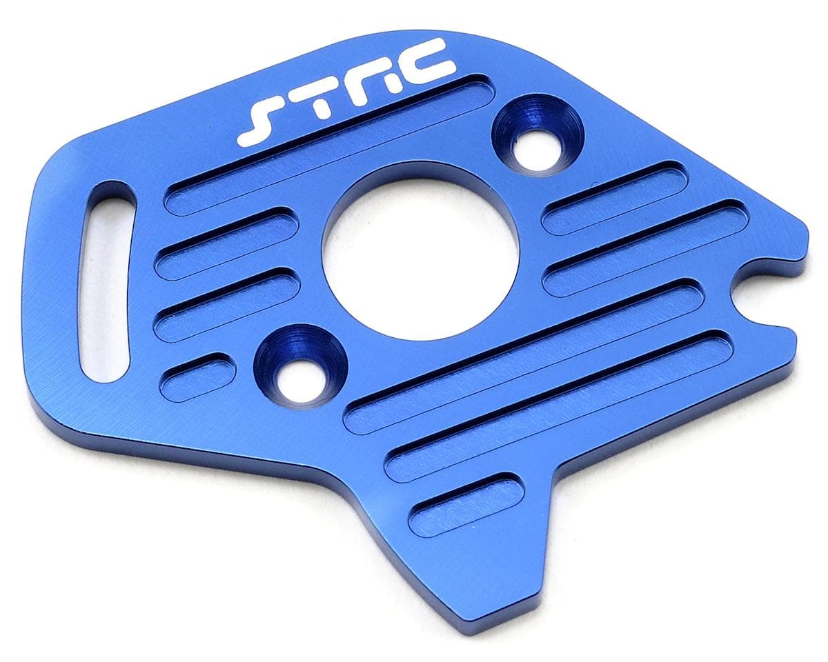 ST Racing Concepts Aluminum Heatsink Motor Plate for Traxxas Slash/Hoss (Blue)