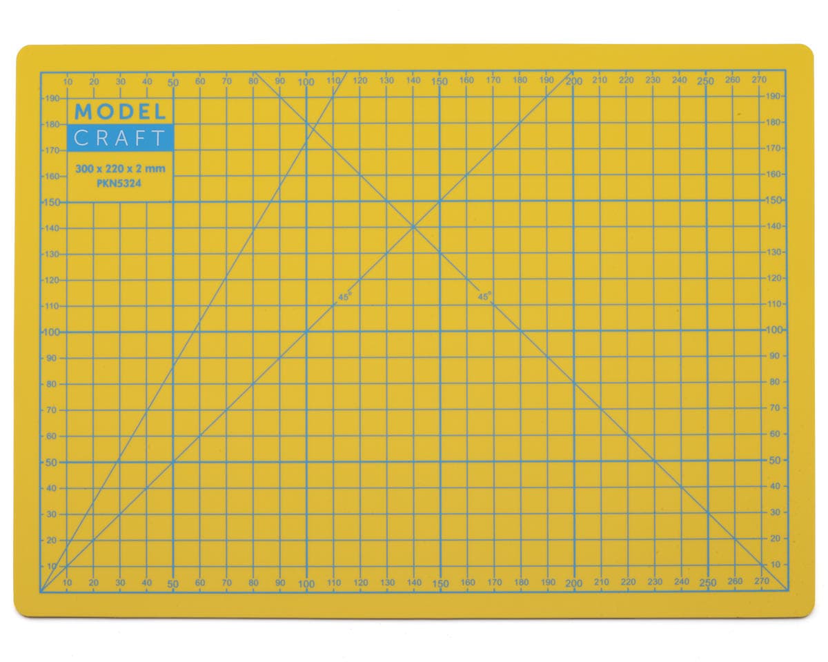 Shesto Limited Modelcraft Collection A4 Self-Healing Cutting Mat (Yellow) (11.81x8.66")
