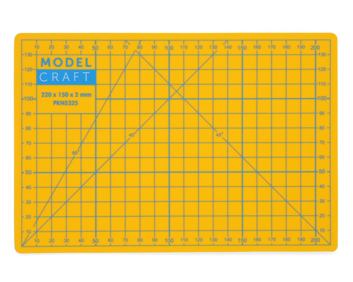 Shesto Limited Modelcraft Collection A5 Self-Healing Cutting Mat (Yellow) (8.66x5.91")
