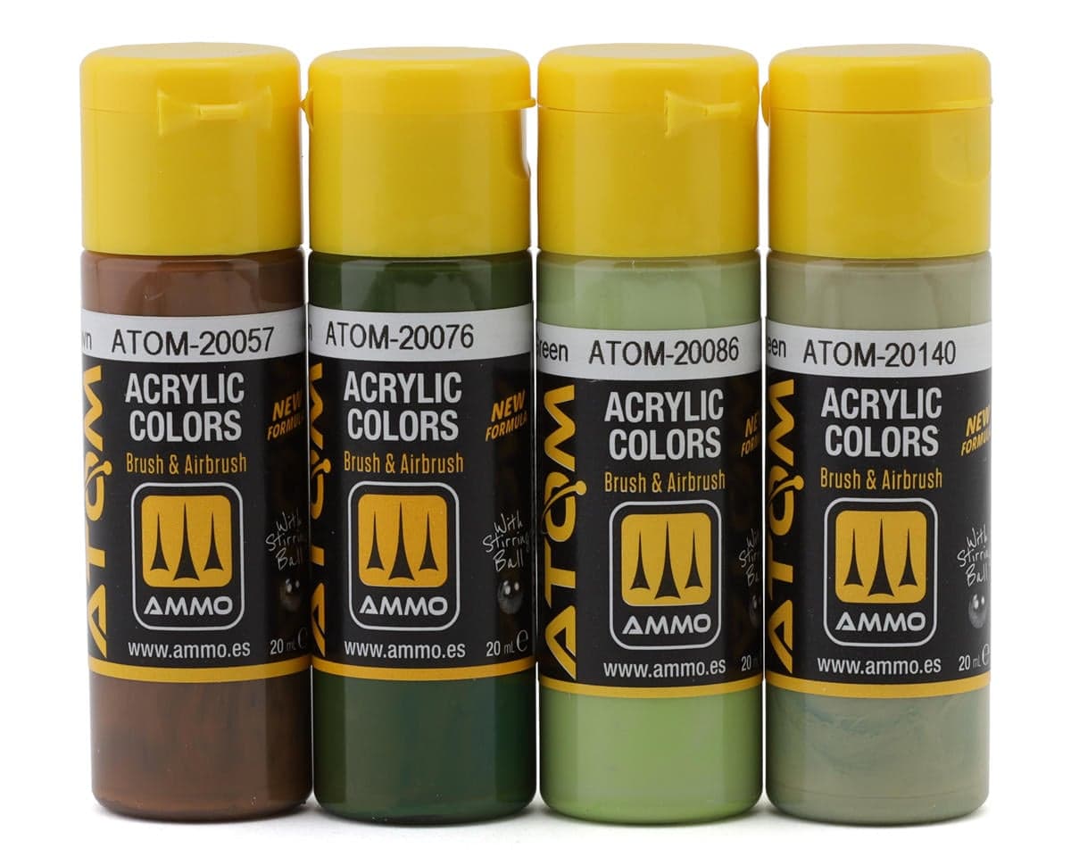 Ammo By Mig Atom RAF WWII Early Colors Airbrush Acrylic Paint Set