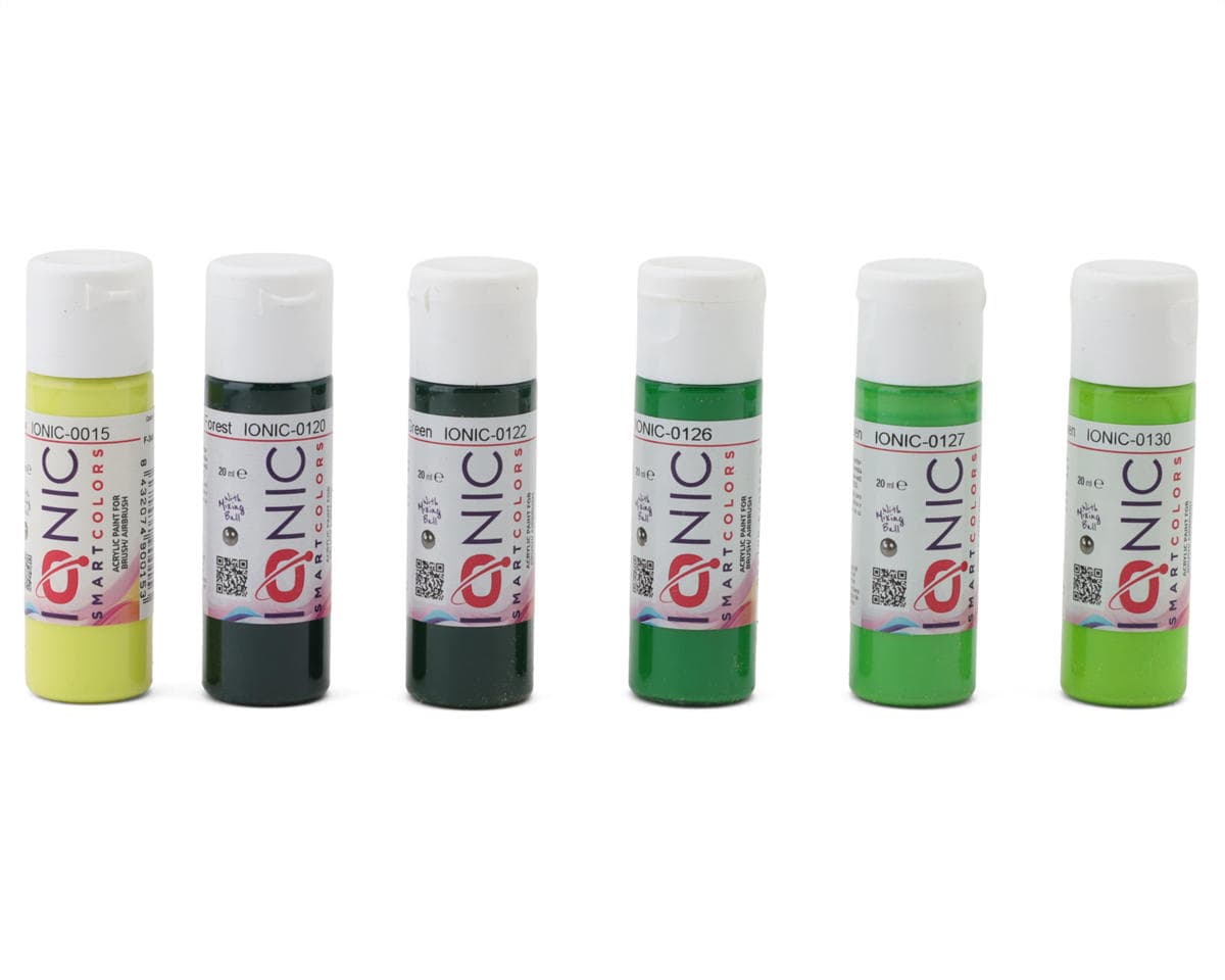 Ammo By Mig Essential Green Colors Airbrush Acrylic Paint Set