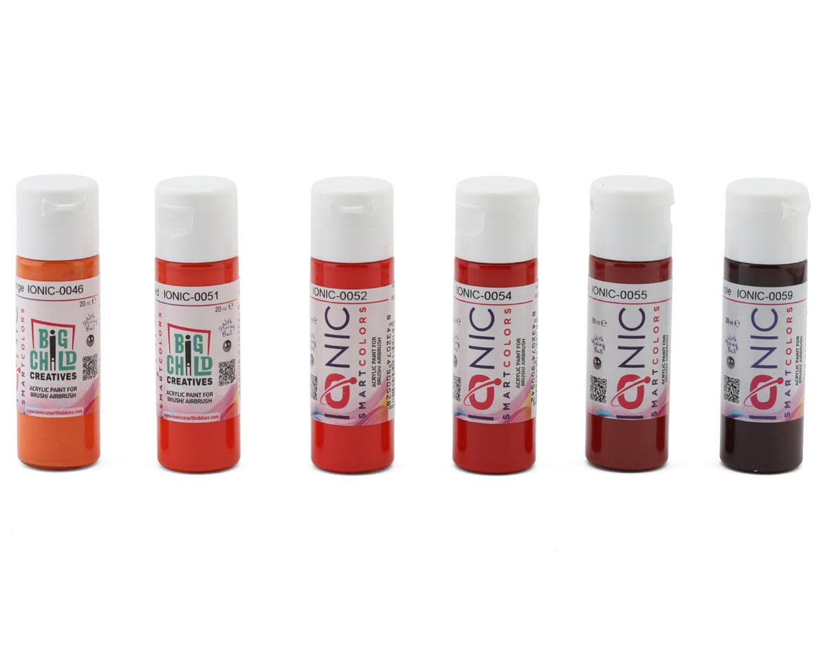 Ammo By Mig Ionic Essential Red Colors Airbrush Acrylic Paint Set