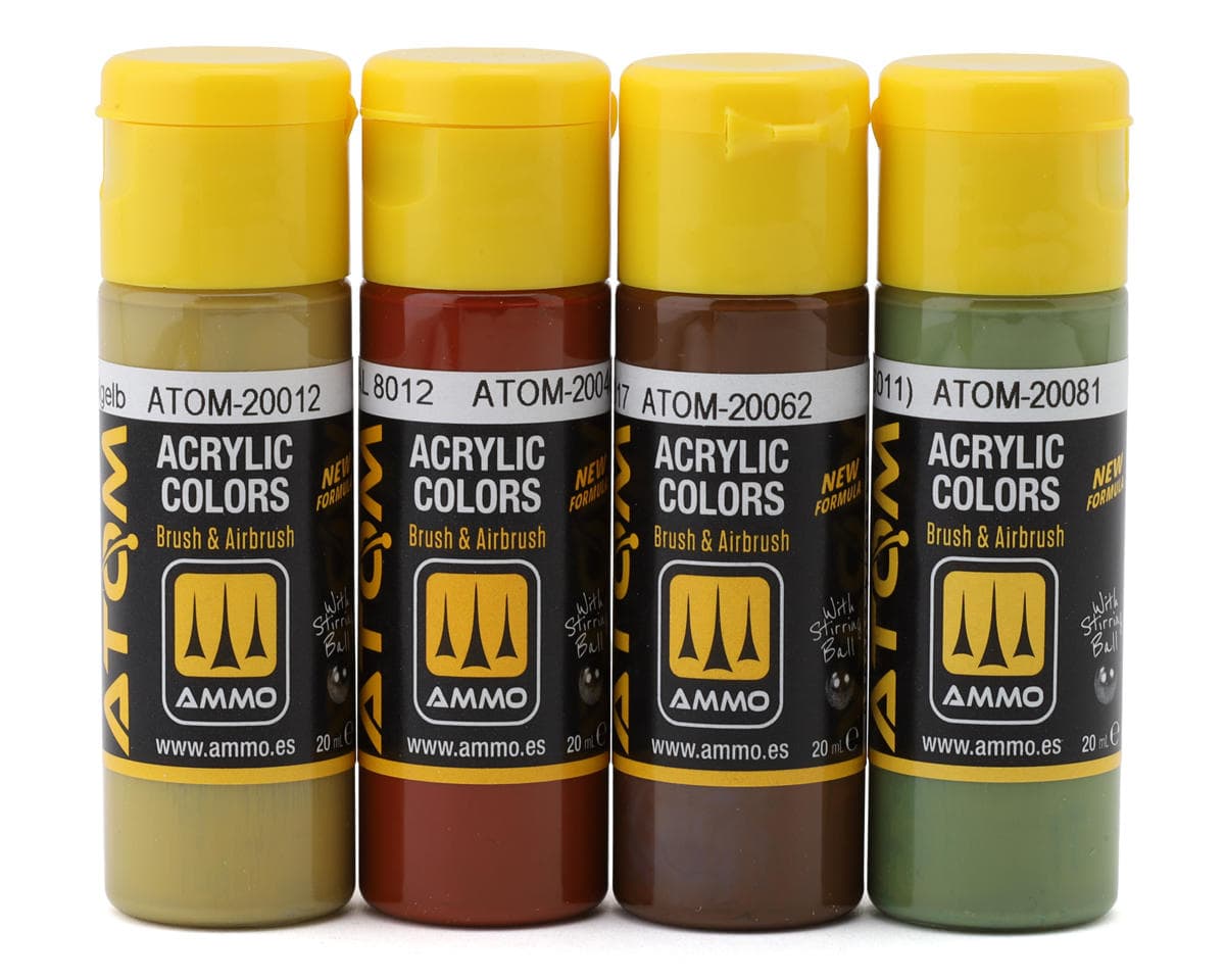 Ammo By Mig Atom 1944-45 German Standard Colors Airbrush Acrylic Paint Set