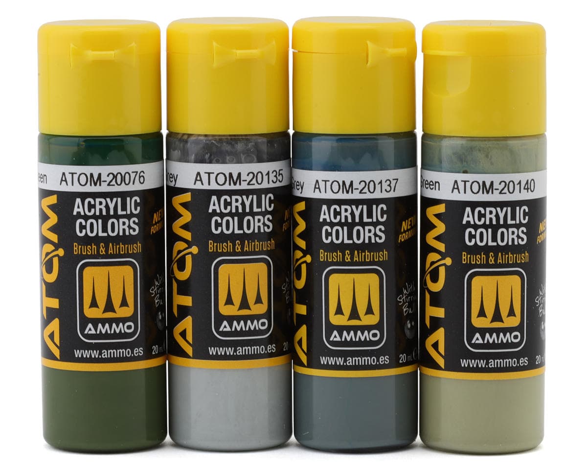 Ammo By Mig Atom RAF WWII Late Colors Airbrush Acrylic Paint Set
