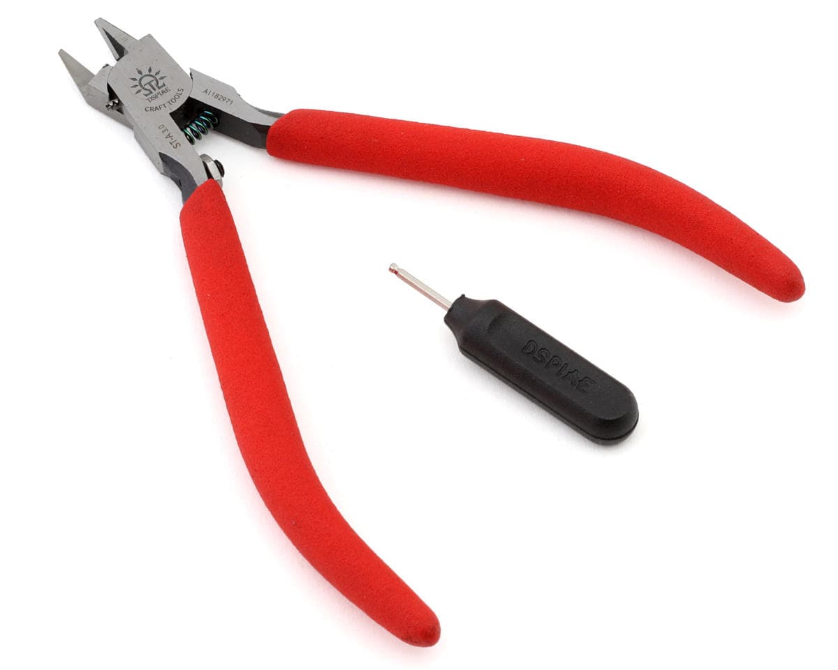 Dspiae Single-Blade Precision Angled Sprue Cutter w/Storage Case & Cowhide Protective Case
